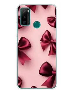 Чохол для Ulefone Note 10P з картинкою «Бордовий атлас»