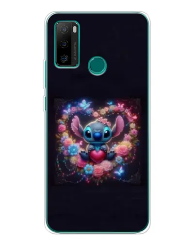 Чохол для Ulefone Note 10P з картинкою «Stitch у квітах»