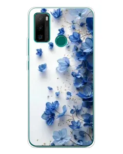 Чохол для Ulefone Note 10P з картинкою «Блакитний квітковий каскад» Чохол для Ulefone Note 10P з картинкою «Блакитний квітковий каскад»