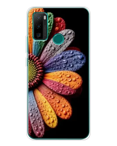 Чохол для Ulefone Note 10P з картинкою «Райдужна квітка»