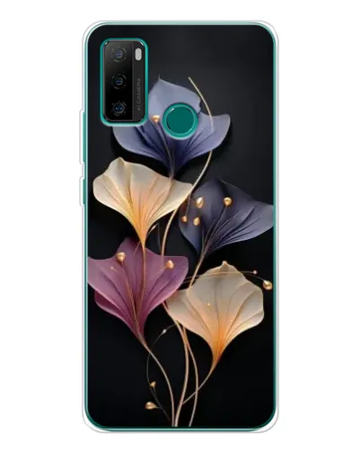Чохол для Ulefone Note 10P з картинкою «Лілові квіти грації»