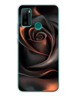 Чохол для Ulefone Note 10P з картинкою «Шовкова чорна троянда» Чохол для Ulefone Note 10P з картинкою «Шовкова чорна троянда»
