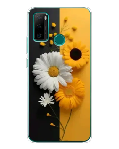 Чохол для Ulefone Note 10P з картинкою «Соняшник та ромашка»