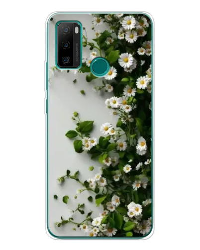 Чохол для Ulefone Note 10P з картинкою «Гілка дрібних білих квітів»