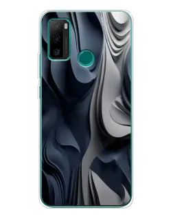 Чохол для Ulefone Note 10P з картинкою «Об'ємні сині складки» Чохол для Ulefone Note 10P з картинкою «Об'ємні сині складки»