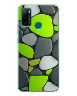 Чохол для Ulefone Note 10P з картинкою «Яскрава неонова галька»