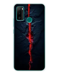 Чохол для Ulefone Note 10P з картинкою «Червона лавова тріщина»
