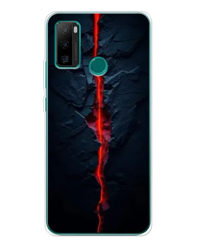 Чохол для Ulefone Note 10P з картинкою «Червона лавова тріщина»