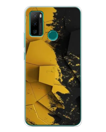 Чохол для Ulefone Note 10P з картинкою «Золоті уламки геометрії»