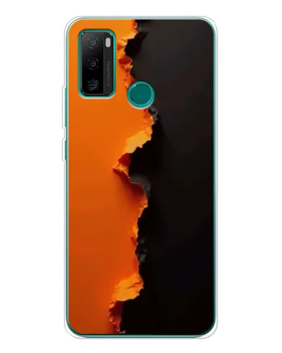 Чохол для Ulefone Note 10P з картинкою «Помаранчевий розлом»