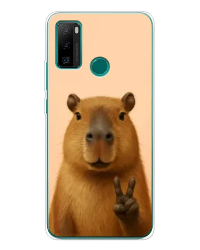 Чохол для Ulefone Note 10P з картинкою «Капібара вікторія»
