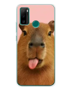 Чохол для Ulefone Note 10P з картинкою «Капібара з язиком»