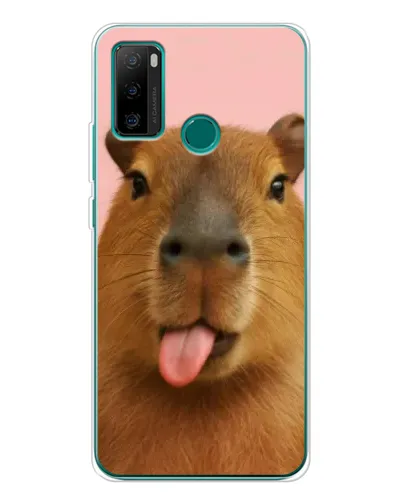 Чохол для Ulefone Note 10P з картинкою «Капібара з язиком»