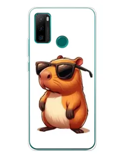 Чохол для Ulefone Note 10P з картинкою «Капібара в окулярах»