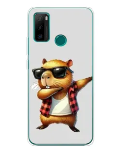 Чохол для Ulefone Note 10P з картинкою «Капібара репер даб»