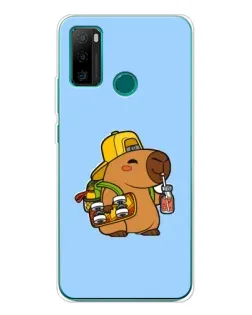 Чохол для Ulefone Note 10P з картинкою «Капібара на скейті»