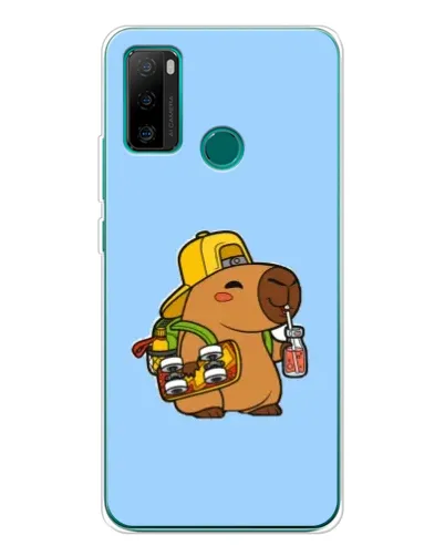 Чохол для Ulefone Note 10P з картинкою «Капібара на скейті»