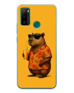 Чохол для Ulefone Note 10P з картинкою «Капібара на відпочинку»