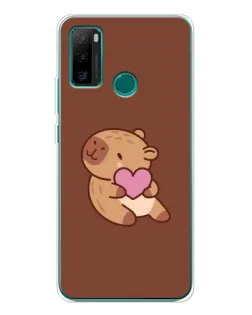 Чохол для Ulefone Note 10P з картинкою «Капібара з серцем»