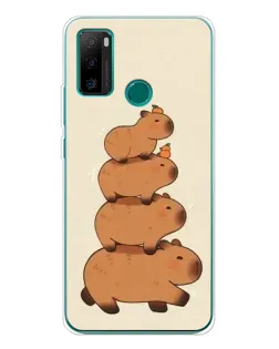 Чохол для Ulefone Note 10P з картинкою «Вежа з капібар»