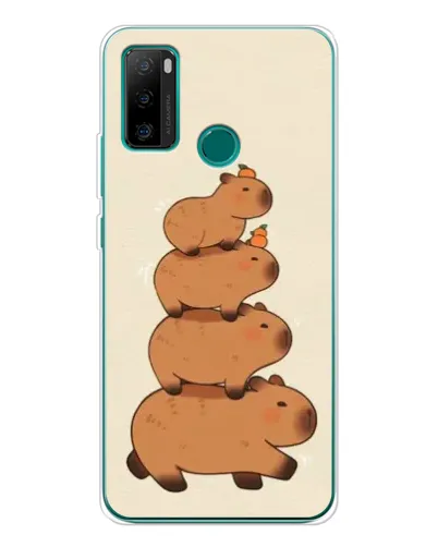Чохол для Ulefone Note 10P з картинкою «Вежа з капібар»