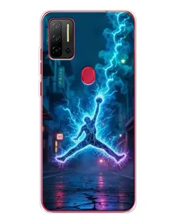 Чехол для Ulefone Note 11P с картинкой «Jordan Gold Jumpman»