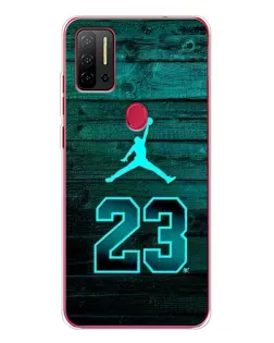 Чехол для Ulefone Note 11P с картинкой «Jordan Cyan 23»