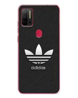 Чехол для Ulefone Note 11P с картинкой «Adidas Карбоновая текстура»
