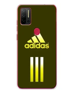 Чехол для Ulefone Note 11P с картинкой «Оливковый градиент Adidas»