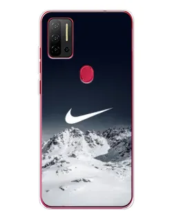 Чехол для Ulefone Note 11P с картинкой «Nike — зимние горы»