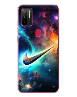 Чехол для Ulefone Note 11P с картинкой «Космический Nike Swoosh»