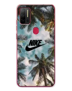 Чехол для Ulefone Note 11P с картинкой «Тропический принт Nike»