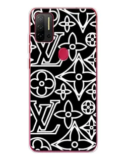 Чехол для Ulefone Note 11P с картинкой «Черно-белый узор LV»