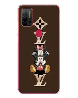 Чехол для Ulefone Note 11P с картинкой «LV и Микки Маус»