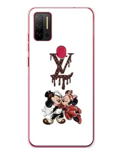 Чехол для Ulefone Note 11P с картинкой «LV и Микки Маус»