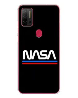 Чехол для Ulefone Note 11P с картинкой «NASA — классика Red Blue»