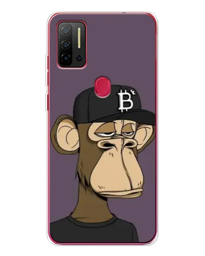 Чехол для Ulefone Note 11P с картинкой «Bored Ape в кепке» Чехол для Ulefone Note 11P с картинкой «Bored Ape в кепке»