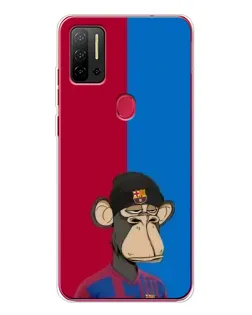 Чехол для Ulefone Note 11P с картинкой «Bored Ape — фанат Барсы»