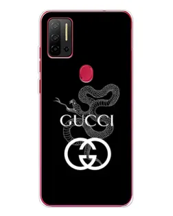 Чохол для Ulefone Note 11P з картинкою «Gucci — срібна змія»