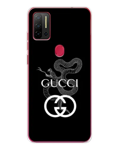 Чохол для Ulefone Note 11P з картинкою «Gucci — срібна змія»