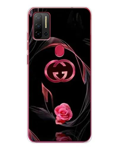 Чохол для Ulefone Note 11P з картинкою «Gucci — неонова троянда»