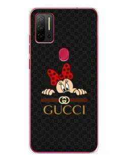 Чохол для Ulefone Note 11P з картинкою «Мінні Маус Gucci — чорний»