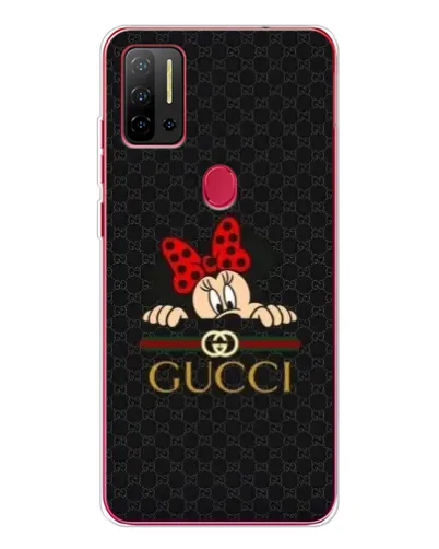Чохол для Ulefone Note 11P з картинкою «Мінні Маус Gucci — чорний»