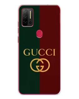 Чехол для Ulefone Note 11P с картинкой «Gucci — темно-зеленый градиент»