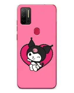 Чехол для Ulefone Note 11P с картинкой «Kuromi — любовь в сердце»