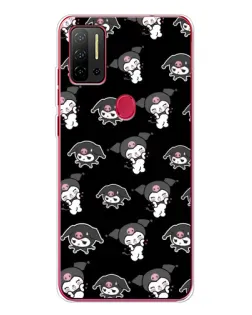Чехол для Ulefone Note 11P с картинкой «Черный паттерн Kuromi»