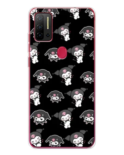 Чехол для Ulefone Note 11P с картинкой «Черный паттерн Kuromi» Чехол для Ulefone Note 11P с картинкой «Черный паттерн Kuromi»