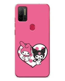 Чехол для Ulefone Note 11P с картинкой «Kuromi и My Melody»