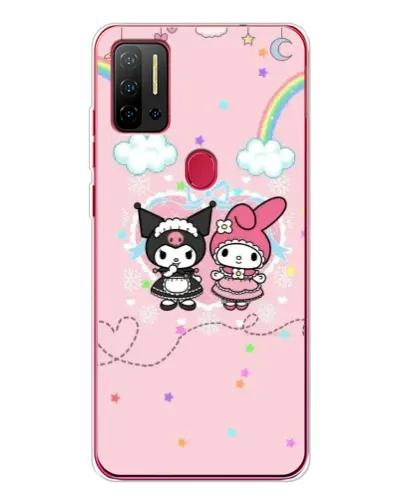 Чехол для Ulefone Note 11P с картинкой «My Melody и Kuromi» Чехол для Ulefone Note 11P с картинкой «My Melody и Kuromi»