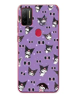 Чехол для Ulefone Note 11P с картинкой «Kuromi — паттерн»